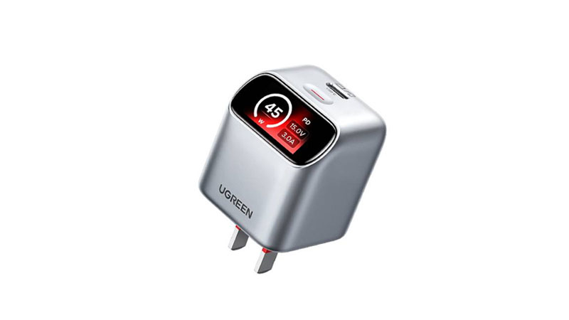绿联45W屏显氮化镓充电器(X740)使用教程