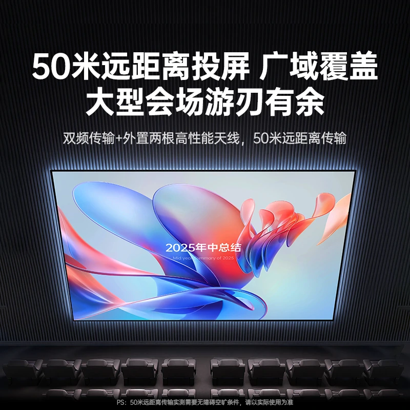 绿联双接口点对点无线投屏器 1080P高清