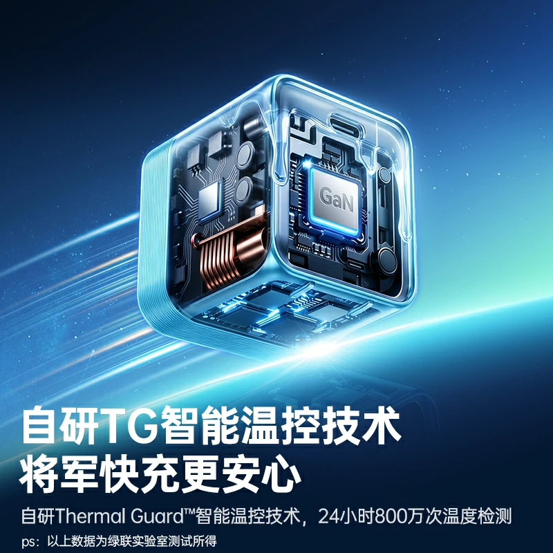 绿联指尖湃 崩坏星穹铁道联名款 45W 氮化镓迷你充电器