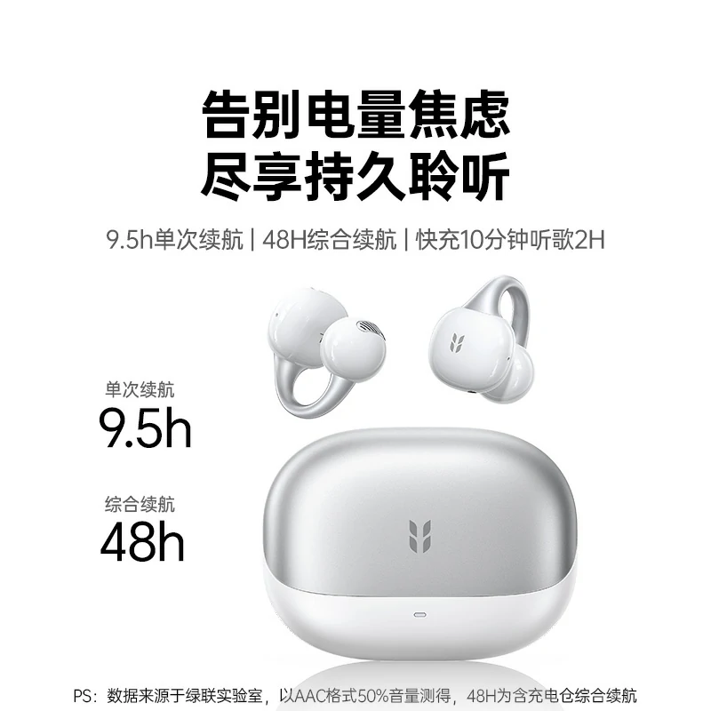 绿联HiTune S6 Pro 蓝牙耳机 长续航AI智能