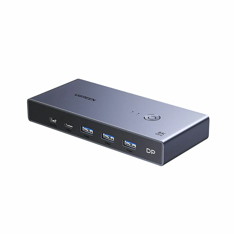 绿联DP1.4 KVM切换器 2进1出 8K高清