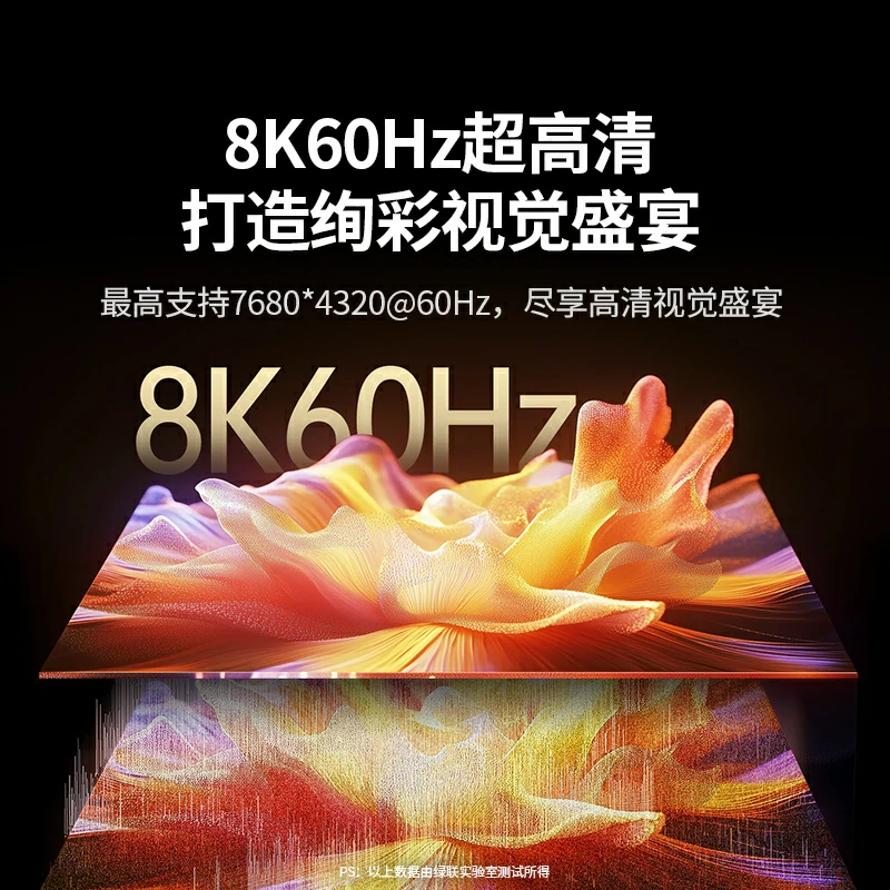 绿联DP一分三分配器 8K60Hz