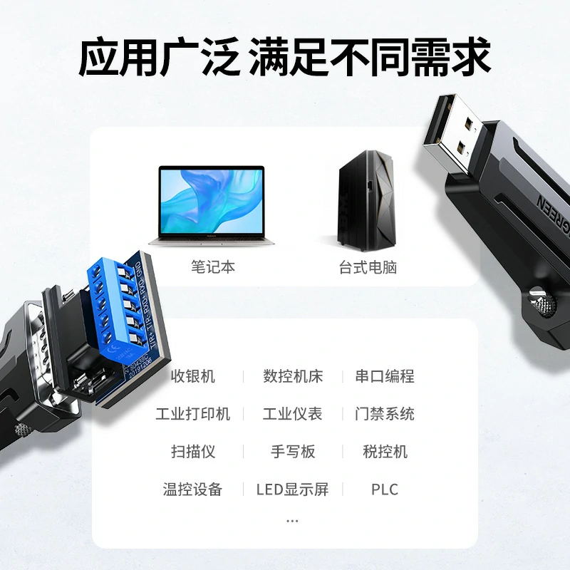 绿联USB转RS485/422转接头