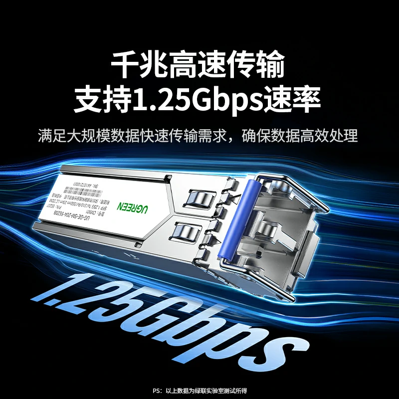 绿联SFP千兆单模双纤光模块