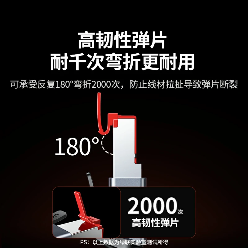 绿联八类万兆电竞网线 双屏蔽纯铜高速网络线