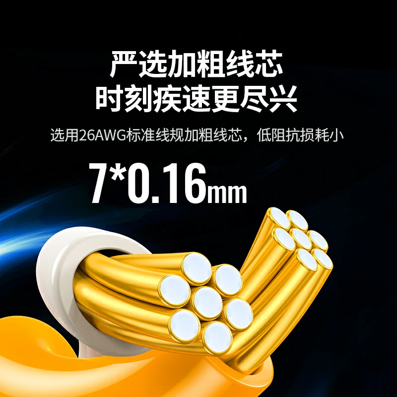 绿联超六类万兆网线 十字骨架抗干扰高速网络线