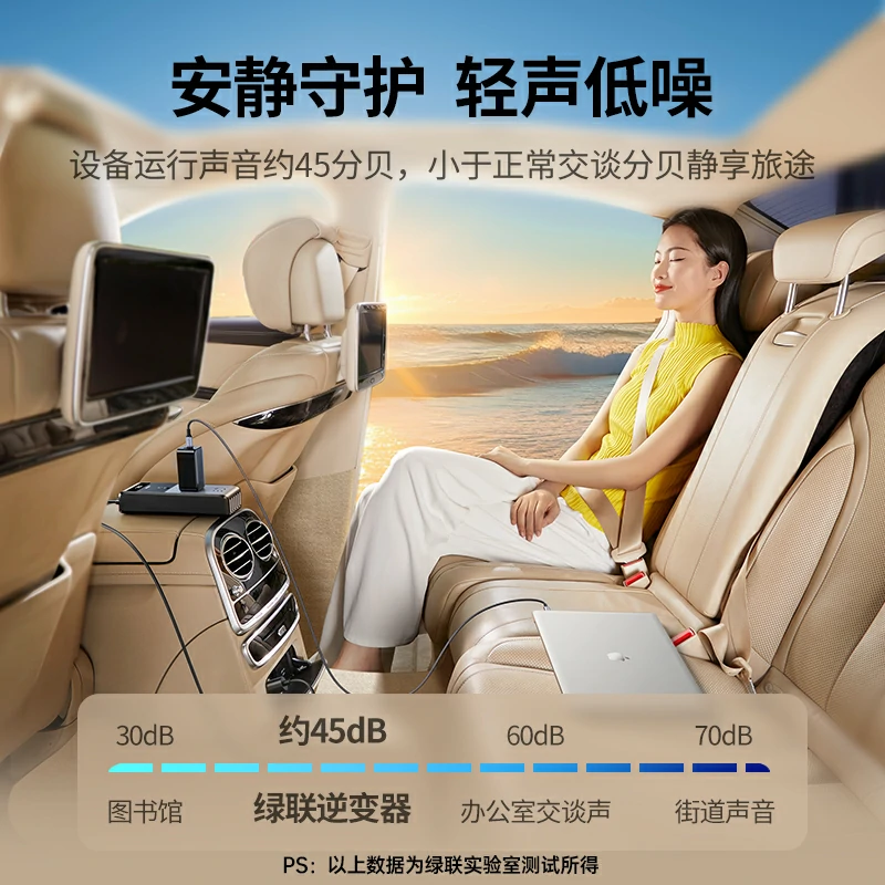 绿联150W车载逆变器