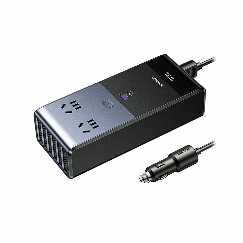 绿联300W车载逆变器 12V转220V