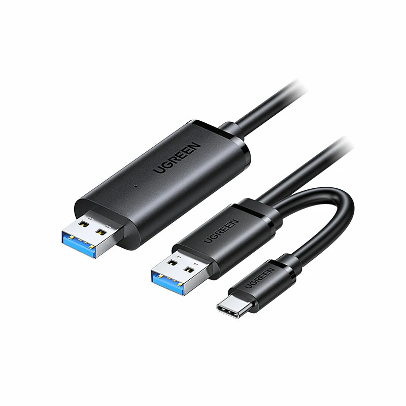 绿联USB3.0电脑对拷线 双电脑数据互传共享键鼠