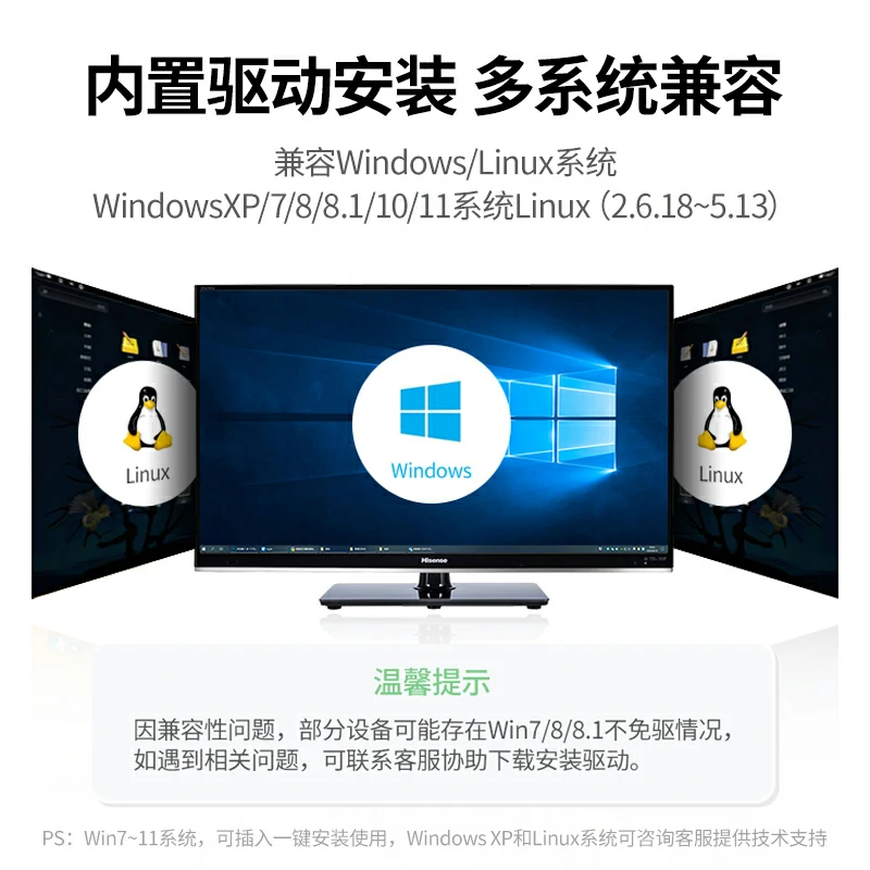 绿联USB高增益双频无线千兆网卡