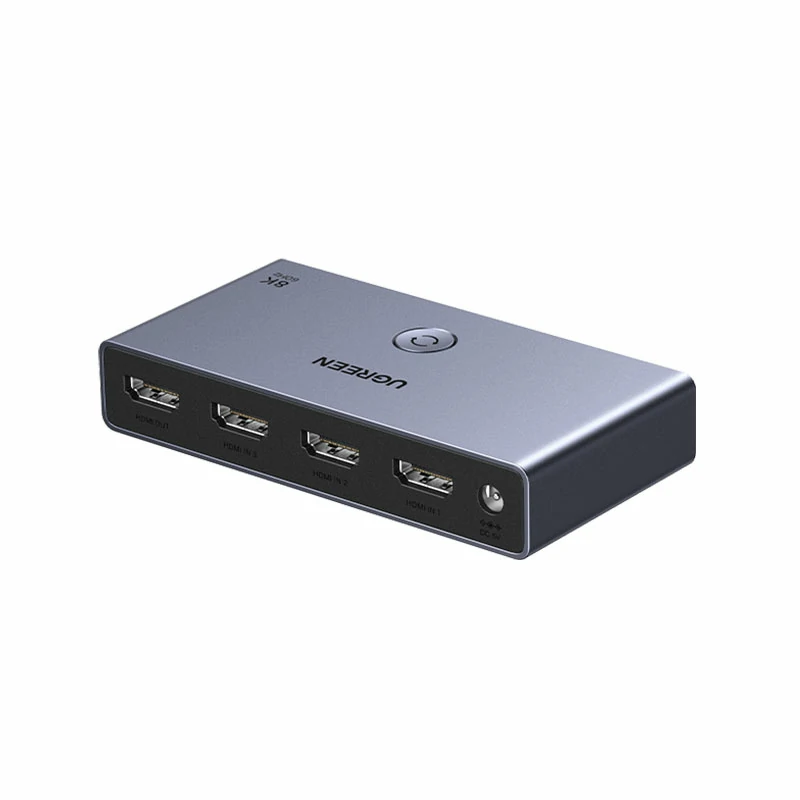 绿联 HDMI2.1 三进一出切换器 8K60Hz