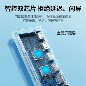 绿联HDMI分配器一进四出 4K高清