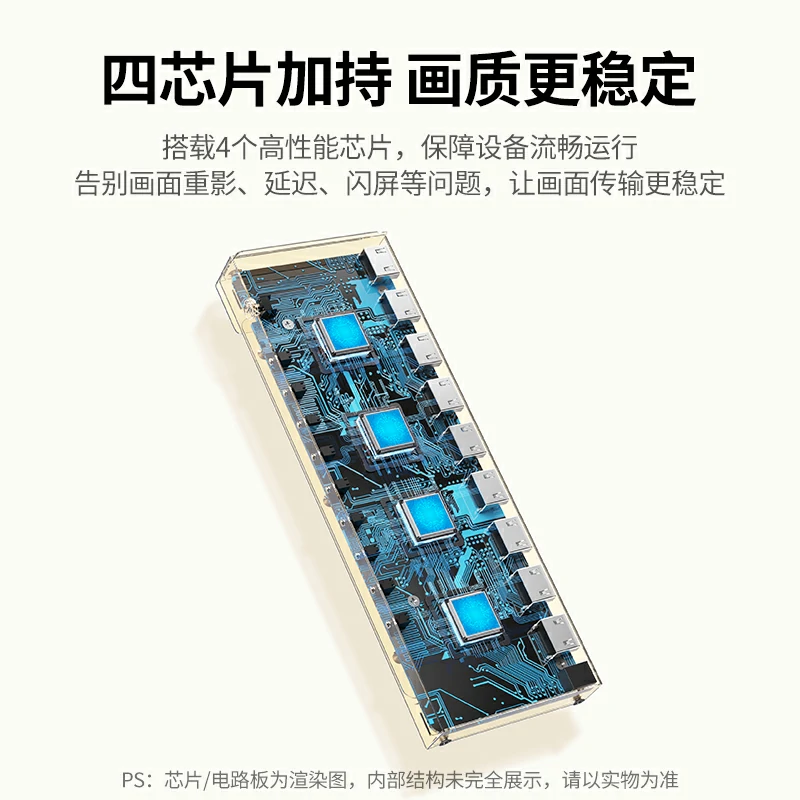 绿联HDMI分配器一进八出 4K高清
