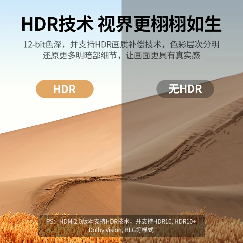 绿联HDMI分配器一进八出 4K高清