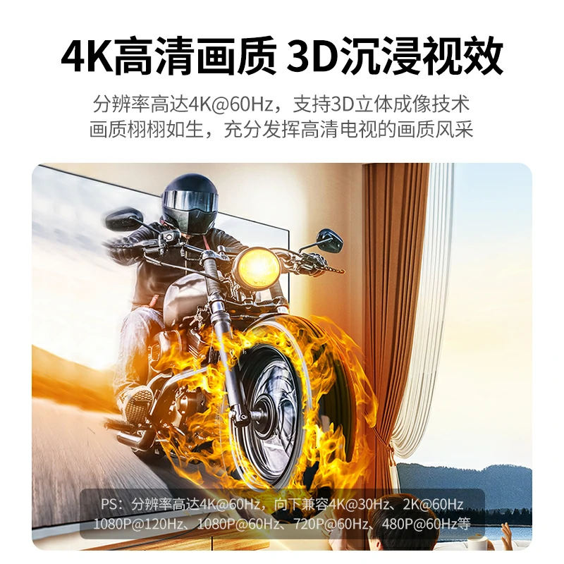 绿联HDMI分配器一进八出 4K60Hz
