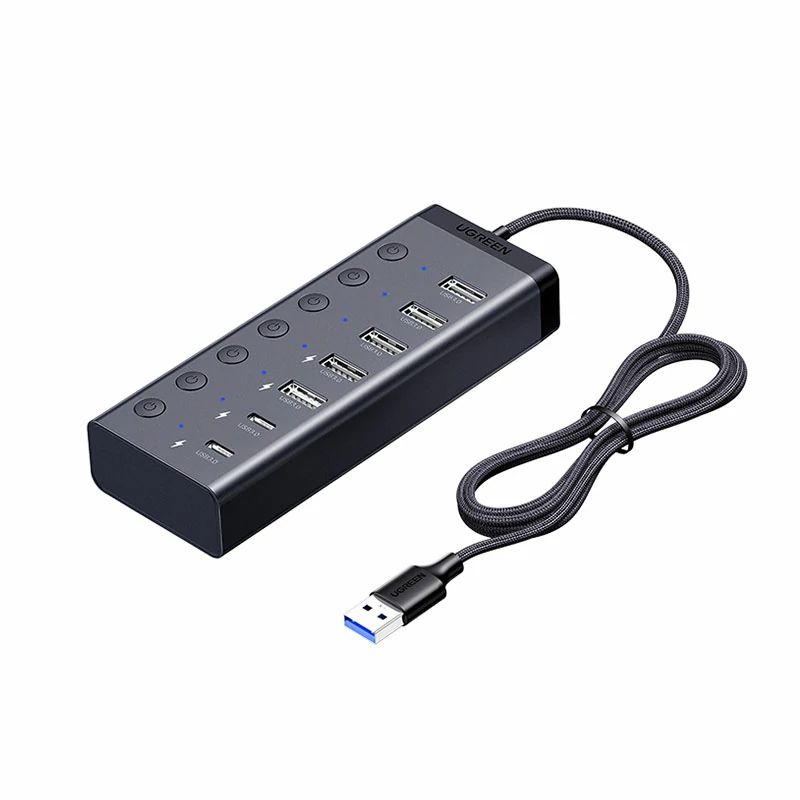 绿联7口USB3.0分线器