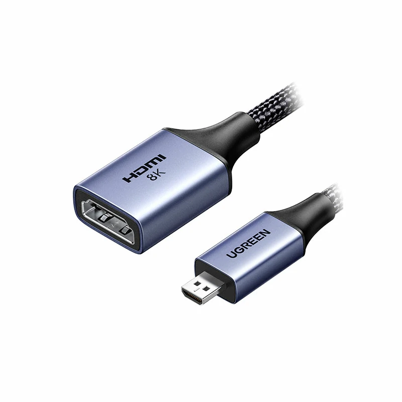 绿联Micro HDMI转HDMI高清线 8K