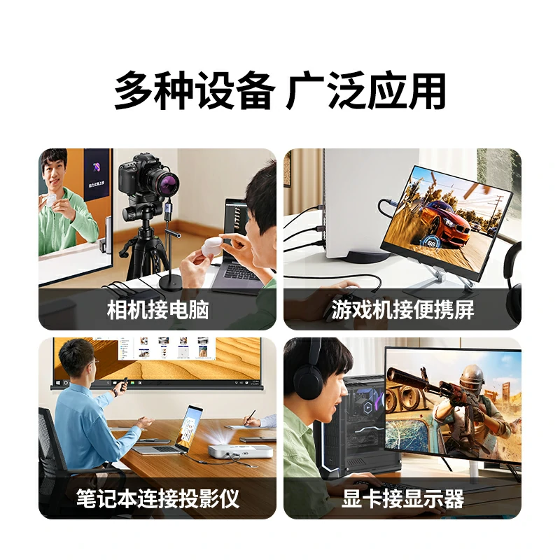 绿联Micro HDMI转HDMI高清线 8K