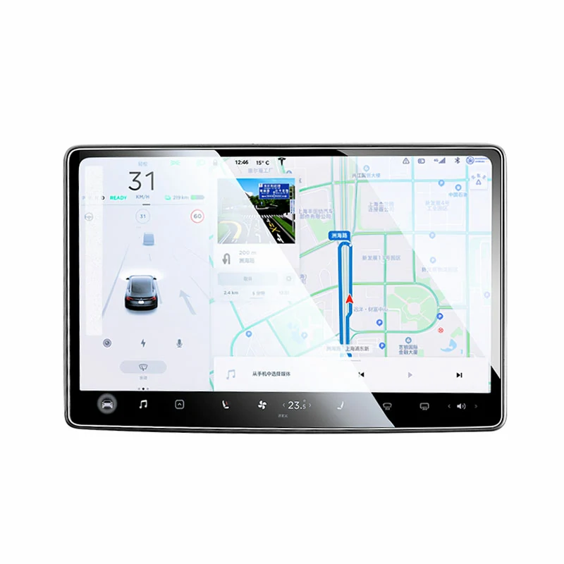 绿联适用特斯拉Model 3/Y中控膜 无尘仓秒贴