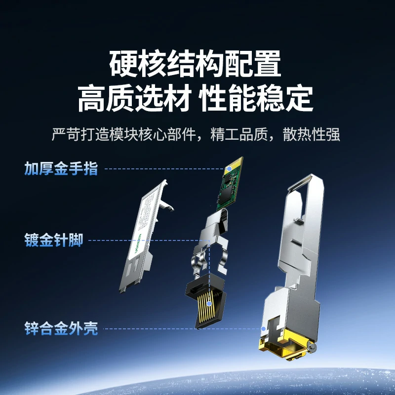 绿联千兆SFP光口转电口模块