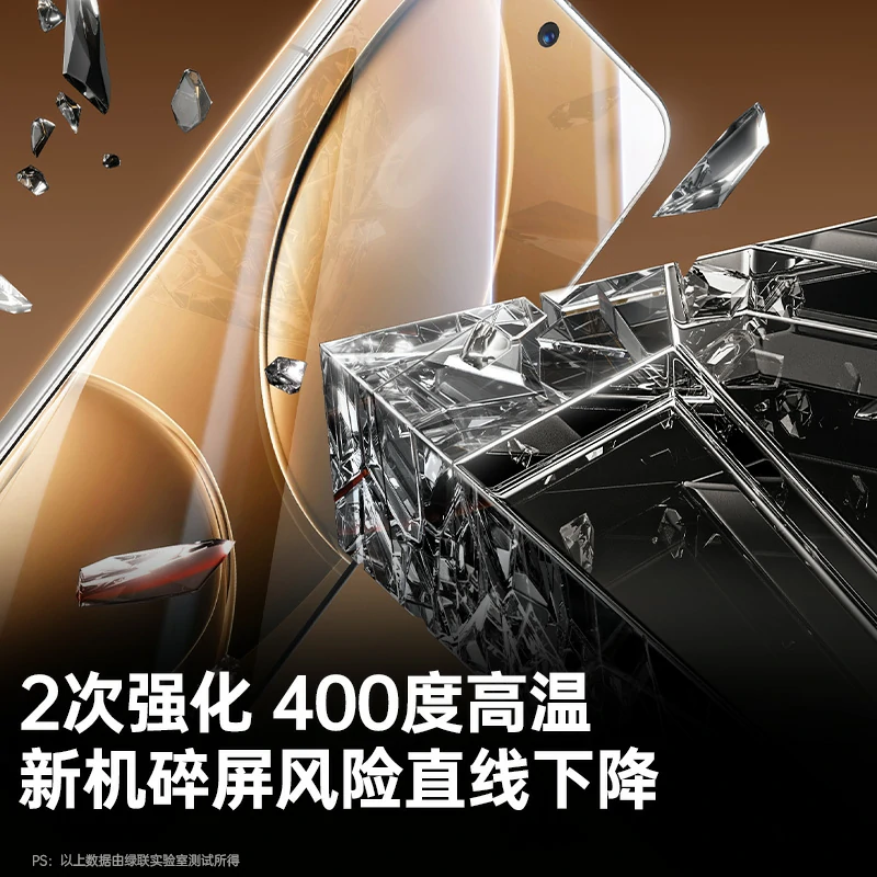 绿联适用红米K80/Pro手机无尘仓钢化膜