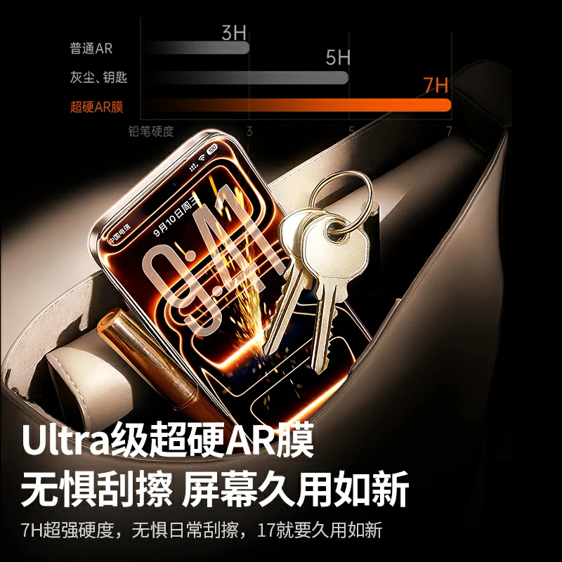 绿联适用iPhone17系列AR康宁膜