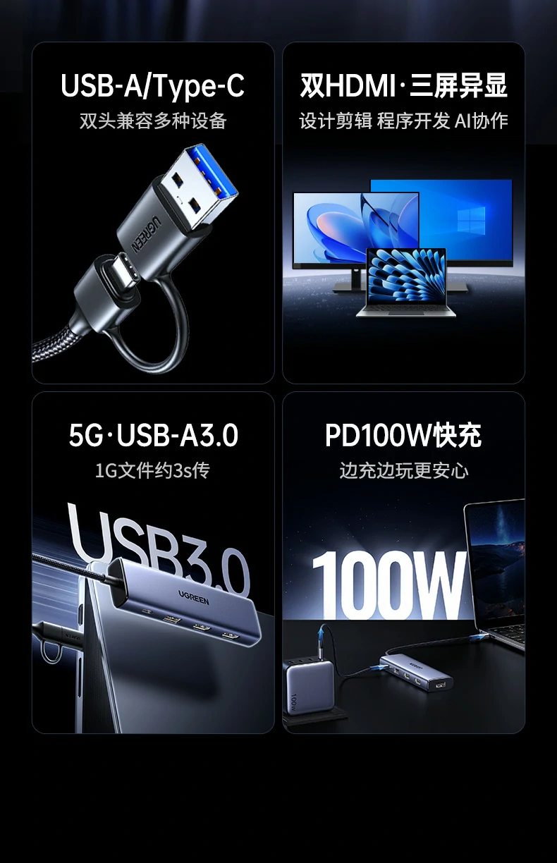UGREEN绿联-品质新体验,数码选绿联