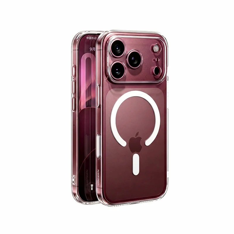 绿联适用于iPhone18系列手机磁吸晶透壳
