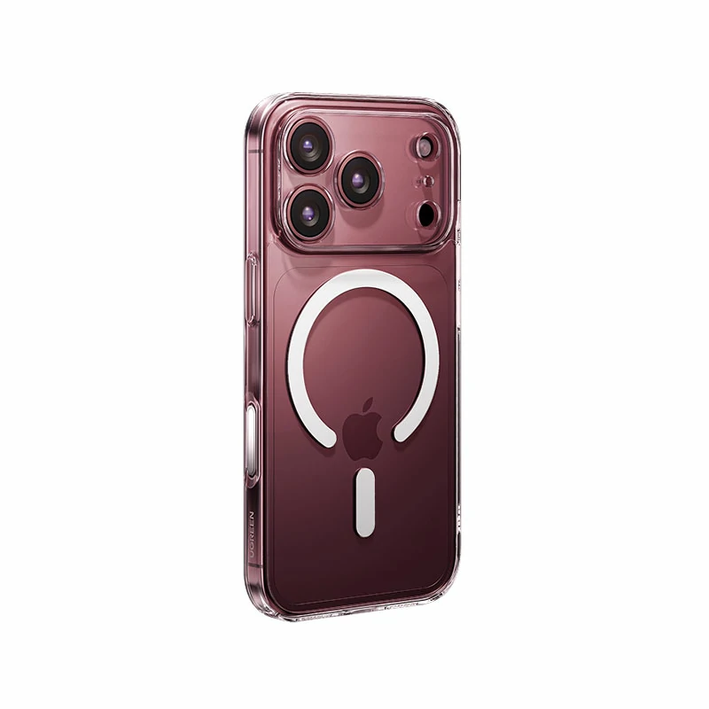 绿联适用iPhone18手机磁吸晶透壳
