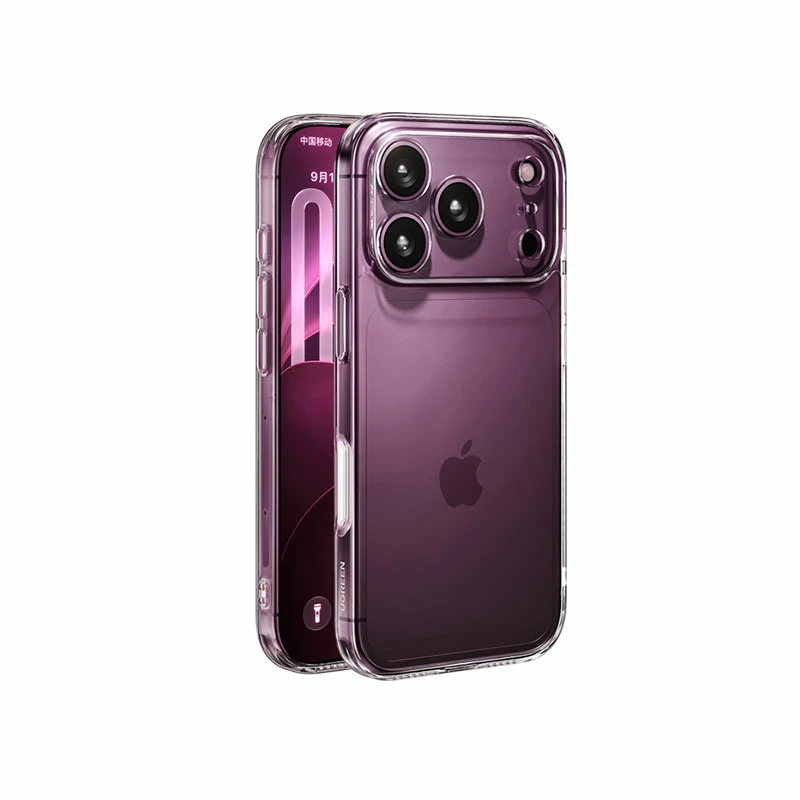 绿联适用iPhone18系列冰晶原护手机壳 拍照按键版