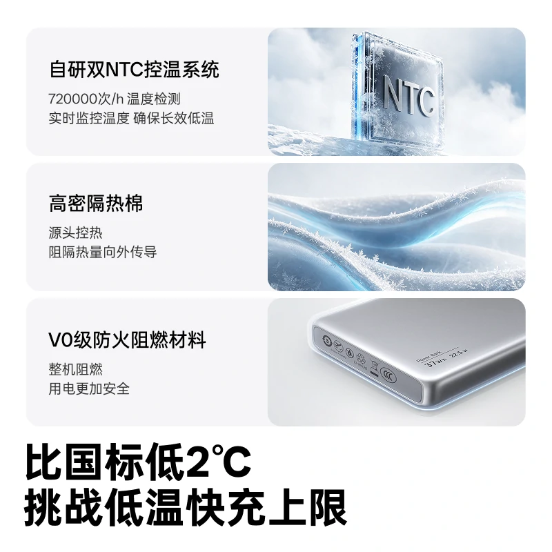 绿联P5 22.5W快充自带线充电宝 10000mAh
