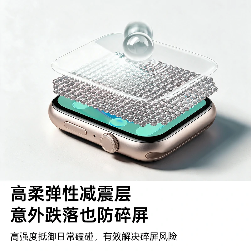 绿联适用Apple Watch S12秒贴定位手表膜