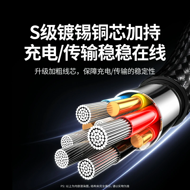 绿联240W快充线 PD3.1双C口尼龙编织线