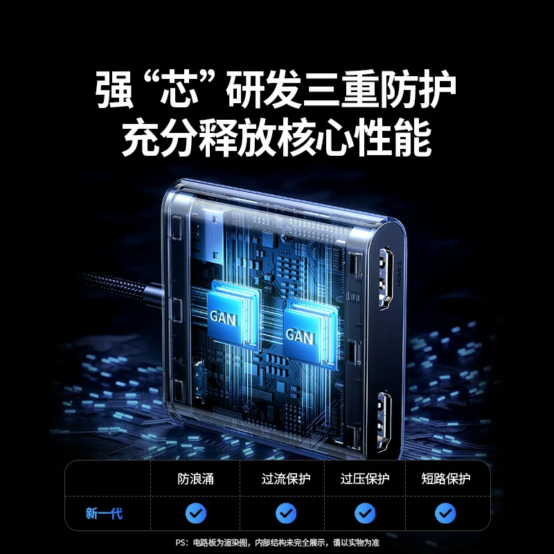 绿联Type-C扩展坞 双HDMI三屏异显