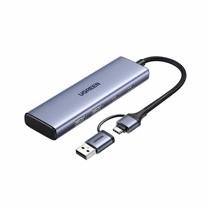 绿联USB+Type-C二合一3.2四口集线器