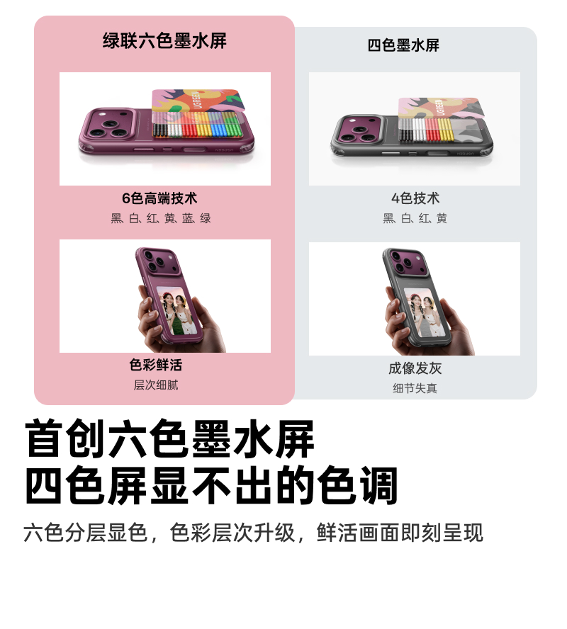 绿联Magic墨水屏手机保护壳 适用iPhone18系列