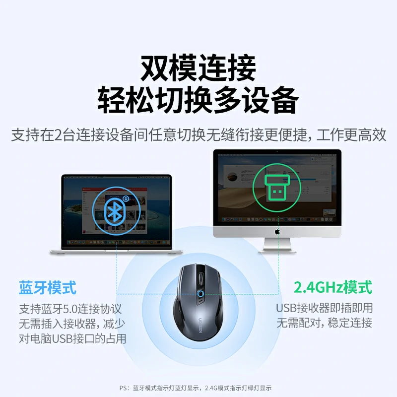 绿联双模长续航鼠标-充电款