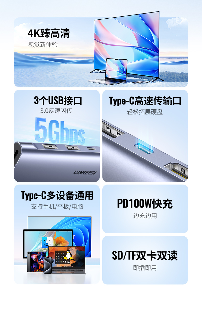 UGREEN绿联-品质新体验,数码选绿联 UGREEN绿联-品质新体验,数码选绿联