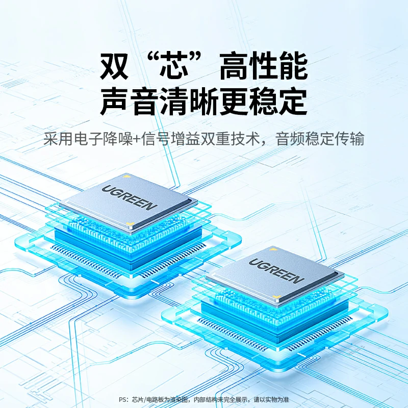 绿联数字光纤同轴音频转RCA+3.5转换器