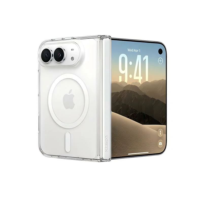 绿联透明磁吸防摔壳苹果iPhoneDuo专属定制保护套
