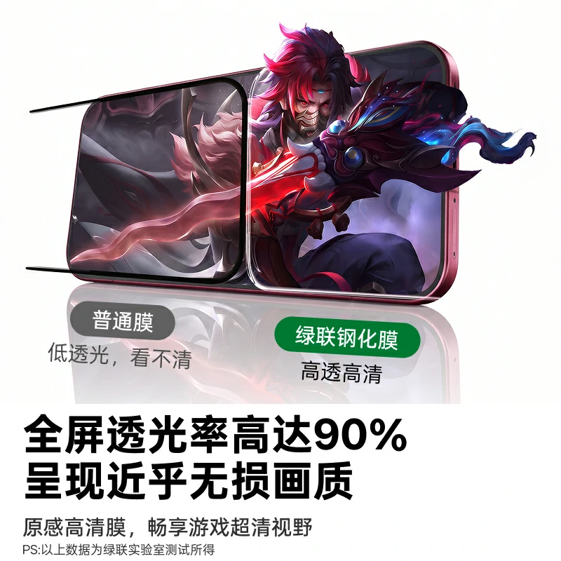 绿联适用红米K系列手机钢化膜 K80-K90-K100