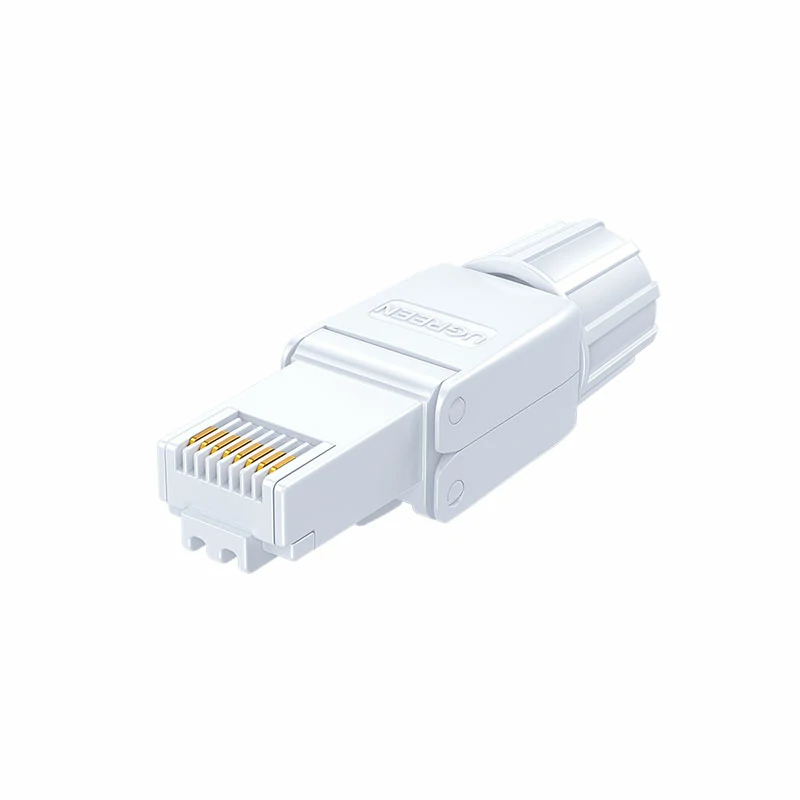 绿联六类非屏蔽免压RJ45水晶头模块