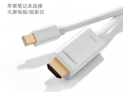 Mini DP线 转HDMI线接电视怎么设置