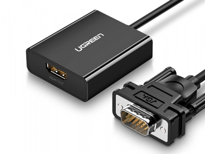 绿联vga转hdmi转换器操作视频教程丨CM269