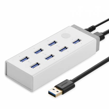 USB3.0HUB带电源7口高速扩展多接口集线器