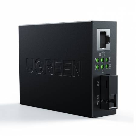 绿联光纤收发器千兆网络转换器