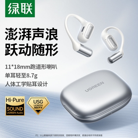 绿联HiTune S7开放式蓝牙耳机 双色可选