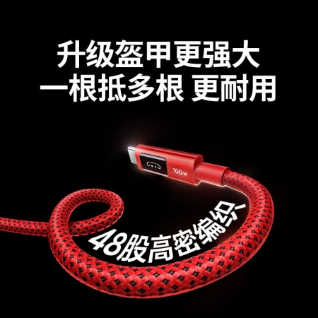 绿联Q湃萌趣快充数据线PD100W-代言人同款