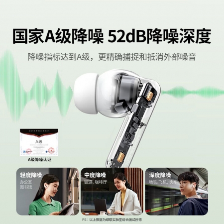 绿联 HiTune T6s 主动降噪蓝牙耳机