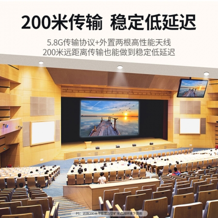 绿联企业级HDMI无线投屏器 200米远距高清